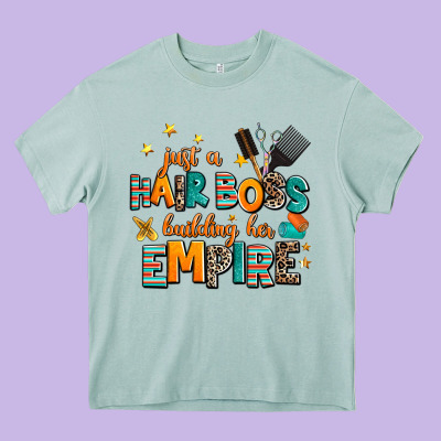 Just A Nail Boss Building Her Empire Heavy Core Tee Designed By Adodesignshop