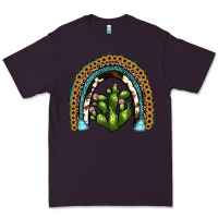Plum cactus rainbow Premium Tee - JahusDesignShop