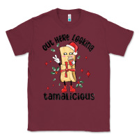 Burgundy out here looking tamalicious christmas tamale Classic Tee - MaliasSmallBusiness