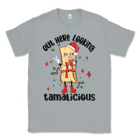Heather Grey out here looking tamalicious christmas tamale Classic Tee - MaliasSmallBusiness
