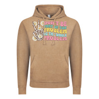 Vintage Coffee dont be part of the problem Vintage Hoodie - MaliasSmallBusiness