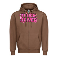 Chestnut Breast Cancer truck driver Zipper Hoodie - texasbilliewilder