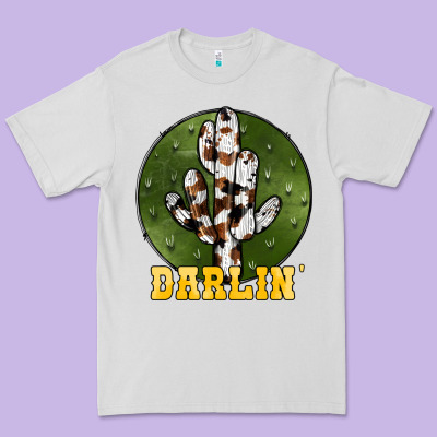 Cowhide Darlin Premium Tee Designed By Jahusdesignshop