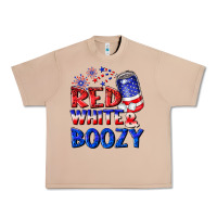 Burro red white boozy Urban Heavy Tee - NancyCooperArtShop