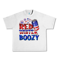 Lunar Rock red white boozy Urban Heavy Tee - NancyCooperArtShop