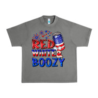Tornado red white boozy Urban Heavy Tee - NancyCooperArtShop