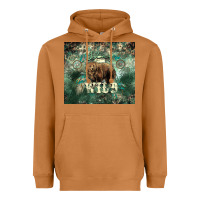 Meerkat Stay wild Bear tumbler Heavyweight Hoodie - HowdyJamesFarm