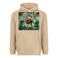 Mushroom Stay wild Bear tumbler Heavyweight Hoodie - HowdyJamesFarm