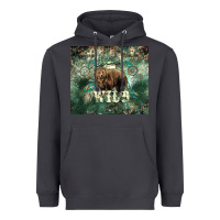Smoke Stay wild Bear tumbler Heavyweight Hoodie - HowdyJamesFarm