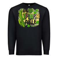 Black St. Patrick's Un pinch able Premium Sweatshirt - CowGirlArtShop