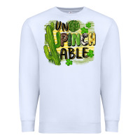 White St. Patrick's Un pinch able Premium Sweatshirt - CowGirlArtShop