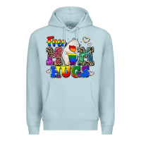Blue Mist pride free mom hugs Premium Hoodie - CowGirlArtShop