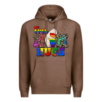 Chestnut pride free mom hugs Premium Hoodie - CowGirlArtShop