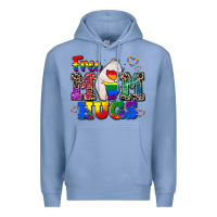 Colony Blue pride free mom hugs Premium Hoodie - CowGirlArtShop