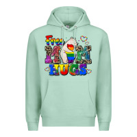 Seafoam pride free mom hugs Premium Hoodie - CowGirlArtShop