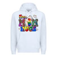 White pride free mom hugs Premium Hoodie - CowGirlArtShop