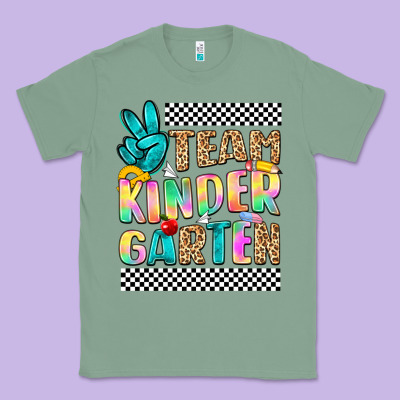 Team Kindergarten Classic Tee Designed By Nancycooperartshop