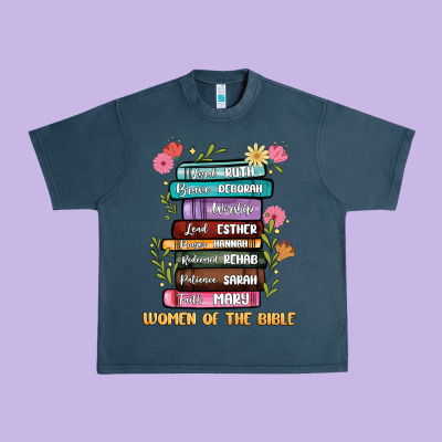 The Original Women Of The Bible Books Full Color Urban Heavy Tee Designed By Jahusdesignshop