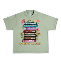 Oil Green the original women of the bible books full color Urban Heavy Tee - JahusDesignShop