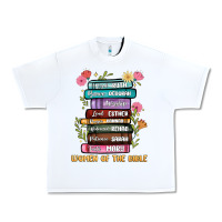 White the original women of the bible books full color Urban Heavy Tee - JahusDesignShop