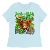 Just A Little Moody St Patricks Day Ladies Tee | Teevron