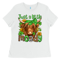 White just a little moody st patricks day Ladies Tee - Jasminsmagicworld