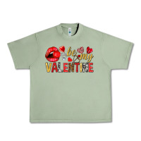 Oil Green be my valentine Urban Heavy Tee - NancyCooperArtShop