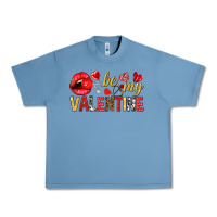 Pebble Blue be my valentine Urban Heavy Tee - NancyCooperArtShop