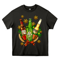 Asphalt beer bottle party set for christmas Heavy Core Tee - AdoDesignShop