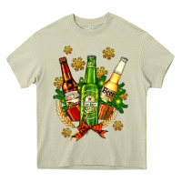 Mossy beer bottle party set for christmas Heavy Core Tee - AdoDesignShop