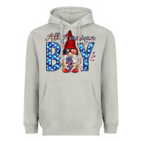 Moon Dust All American boy with gnome Heavyweight Hoodie - HowdyJamesFarm