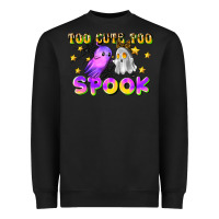 Black too cute too spook Heavyweight Sweatshirt - LillyAllenDesigns
