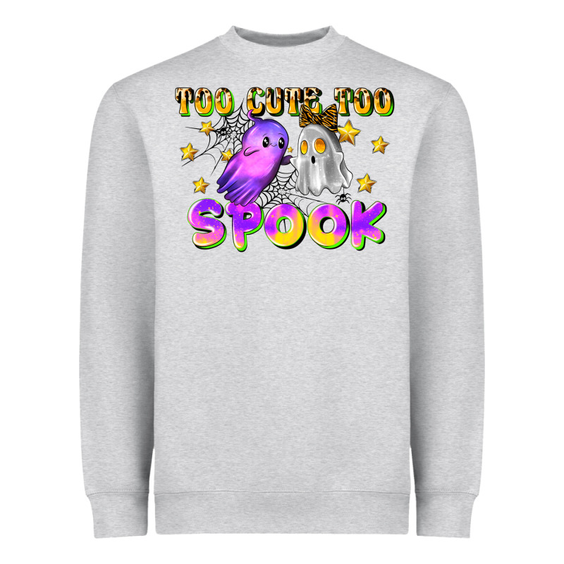 Too Cute Too Spook Heavyweight Sweatshirt by LillyAllenDesigns | Teevron
