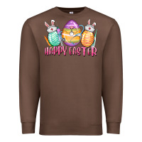 Chestnut Happy Easter Nurse eggs Easter Day Premium Sweatshirt - CowGirlArtShop