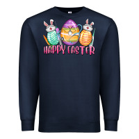 Navy Happy Easter Nurse eggs Easter Day Premium Sweatshirt - CowGirlArtShop