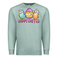 Seafoam Happy Easter Nurse eggs Easter Day Premium Sweatshirt - CowGirlArtShop