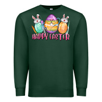 Sports Green Happy Easter Nurse eggs Easter Day Premium Sweatshirt - CowGirlArtShop