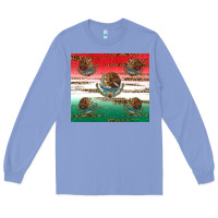 Colony Blue Mexican Flag Long Sleeve Tee - RanaPortraitStore