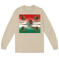 Mushroom Mexican Flag Long Sleeve Tee - RanaPortraitStore