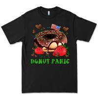 Black donut panic Premium Tee - AdoDesignShop
