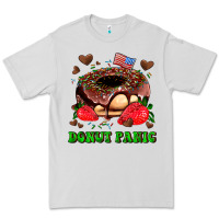 Dove Grey donut panic Premium Tee - AdoDesignShop
