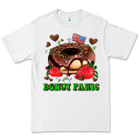 White donut panic Premium Tee - AdoDesignShop