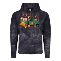 Cloud Black fall farm animals truck nancy Vintage Hoodie - NancyCooperArtShop