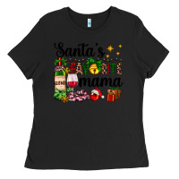 Black santa's favorite mama Ladies Tee - AdoDesignShop