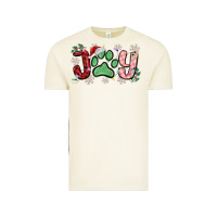 Joy With Dog Paw Vintage Tee | Teevron