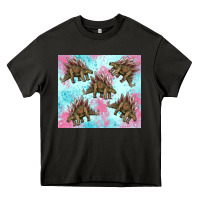 Asphalt dinosaur stegosaurus Heavy Core Tee - Artiststas