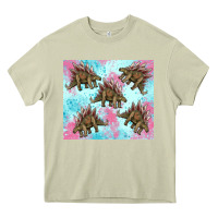 Mossy dinosaur stegosaurus Heavy Core Tee - Artiststas