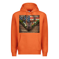 Carrot usa deer hunting Premium Hoodie - CowGirlArtShop