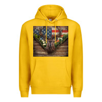 Lemon usa deer hunting Premium Hoodie - CowGirlArtShop