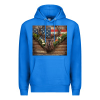 True Royal usa deer hunting Premium Hoodie - CowGirlArtShop